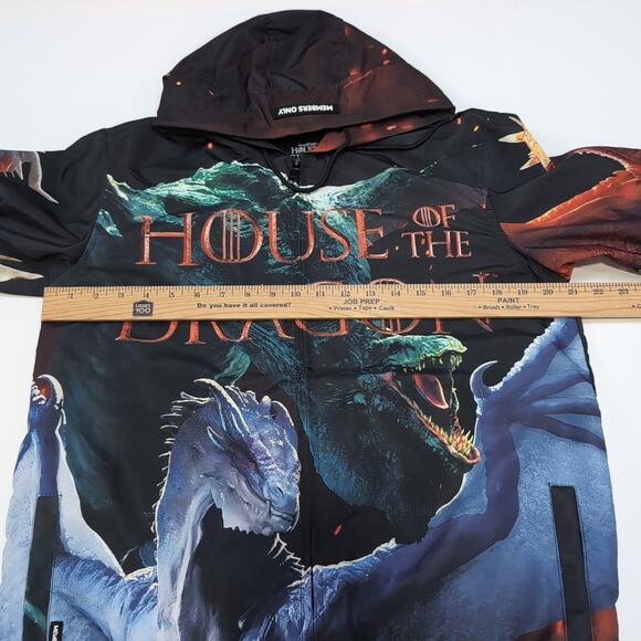 HBO House of the Dragon Game of Thrones Windbreaker Jacket Mens Size S NEW NWT - Picture 14 of 16